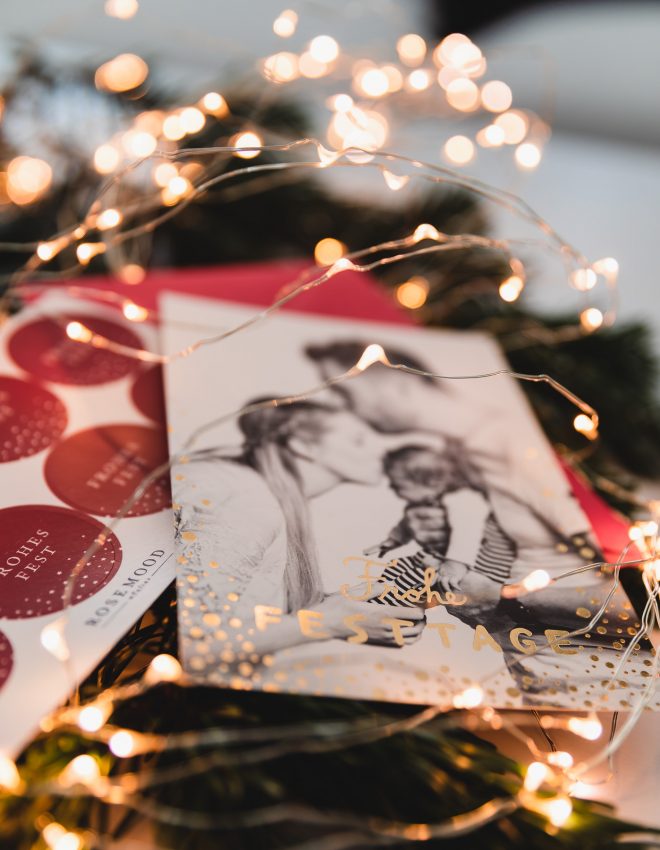 Weihnachtskarten 2018 mit Rosemood