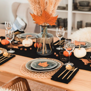 Herbstliche Tischdeko – Halloween – Thanksgiving mit FORK YOU