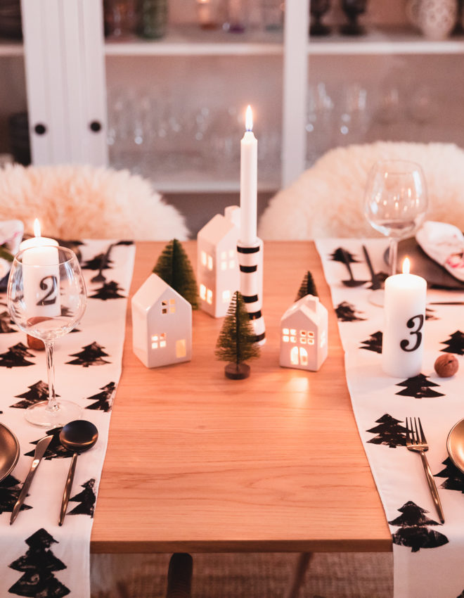 DIY: Skandinavische Tischdeko zu Weihnachten