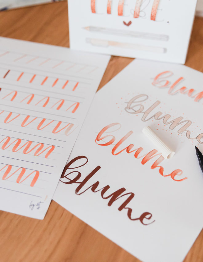 Handlettering mit FSG.ART und Tombow
