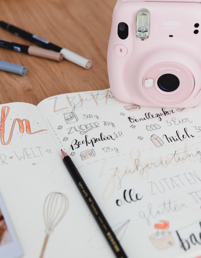 DIY mit instax Mini Teil 3: Rezeptbuch &Kühlschrankmagne