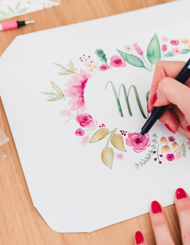 Geschenkverpackung zu Muttertag mit Tombow und Buntbox